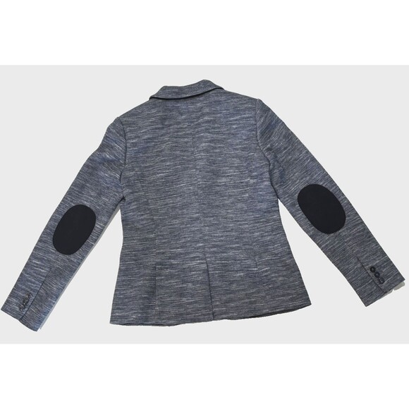 Tommy Hilfiger Women’s Blazer Size 6 Blue Single Button Jacket Elbow Patch Work - Picture 8 of 11